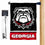 Georgia Bulldogs Garden Flag and Mailbox Post Pole Mount Holder Set - Sports Collectibles, Sports Memorabilia, Sports Fan Shop, Sports Gifts