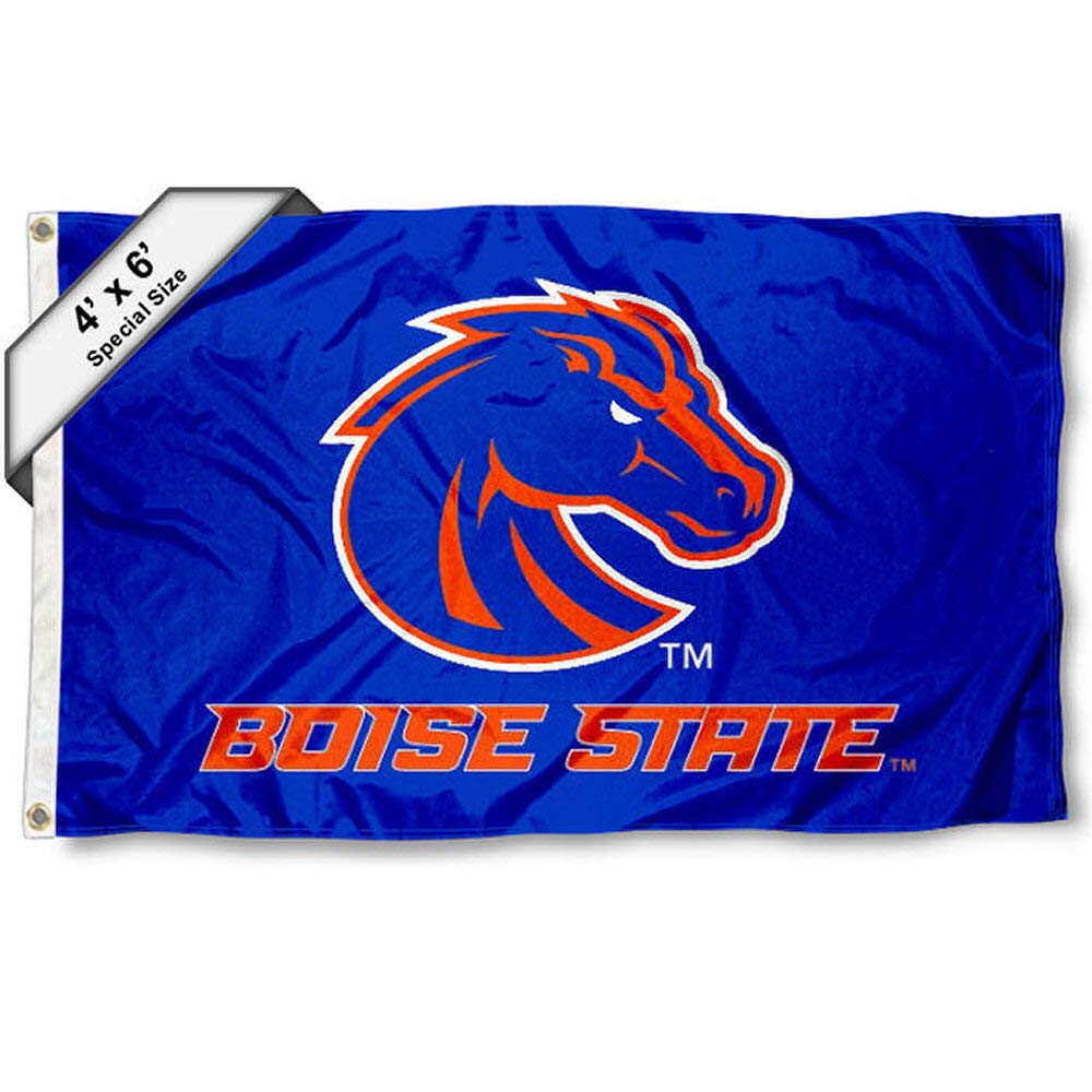 College Flags & Banners Co. Boise State 4 ft x 6 ft Flag - Sports Collectibles, Sports Memorabilia, Sports Fan Shop, Sports Gifts