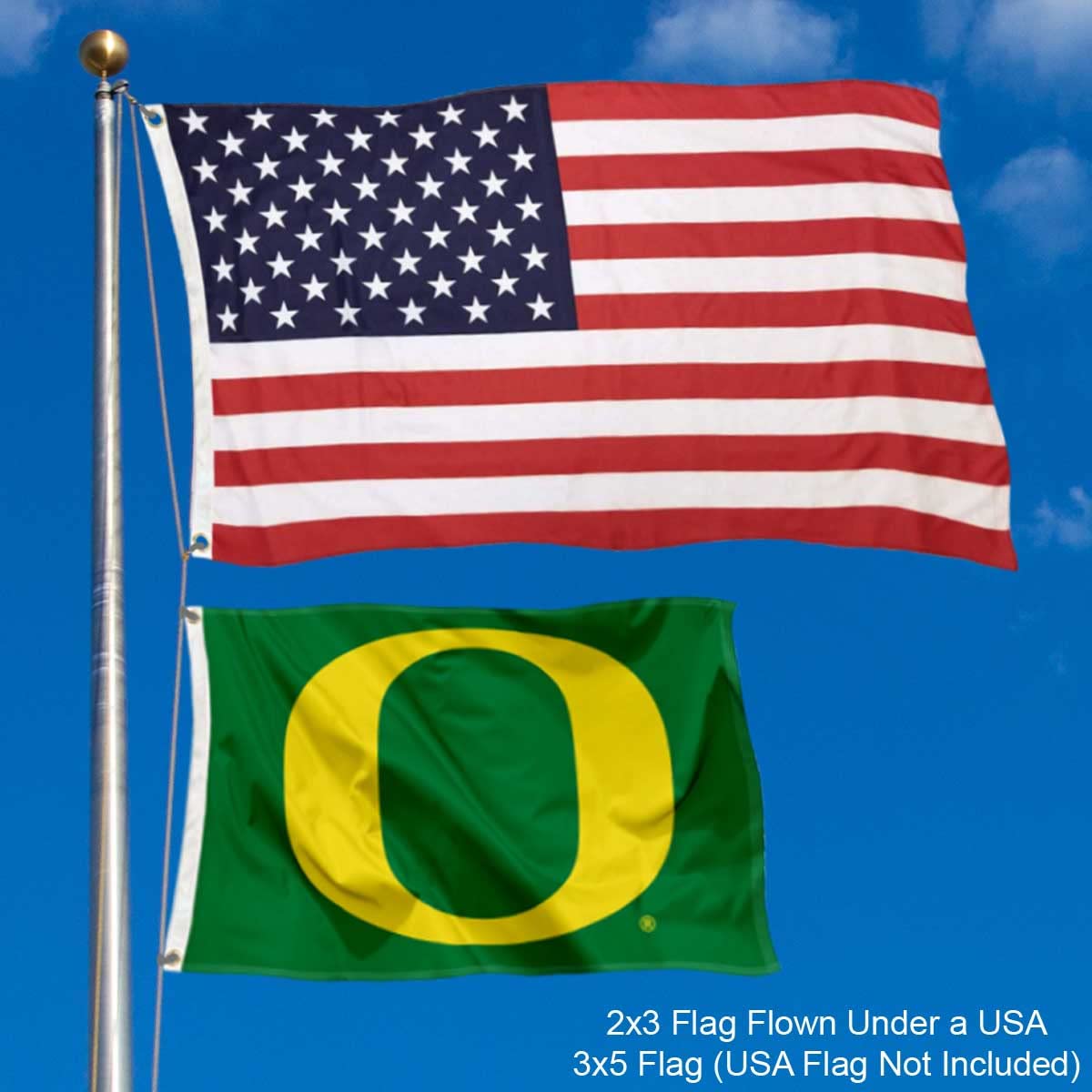 WinCraft Oregon Small 2x3 Foot Flag - Sports Collectibles, Sports Memorabilia, Sports Fan Shop, Sports Gifts
