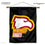 Winthrop Eagles House Flag and Wood Banner Pole Set - Sports Collectibles, Sports Memorabilia, Sports Fan Shop, Sports Gifts