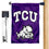 College Flags & Banners Co. Texas Christian University Garden Flag and Mailbox Post Pole Mount Holder Set - Sports Collectibles, Sports Memorabilia, Sports Fan Shop, Sports Gifts