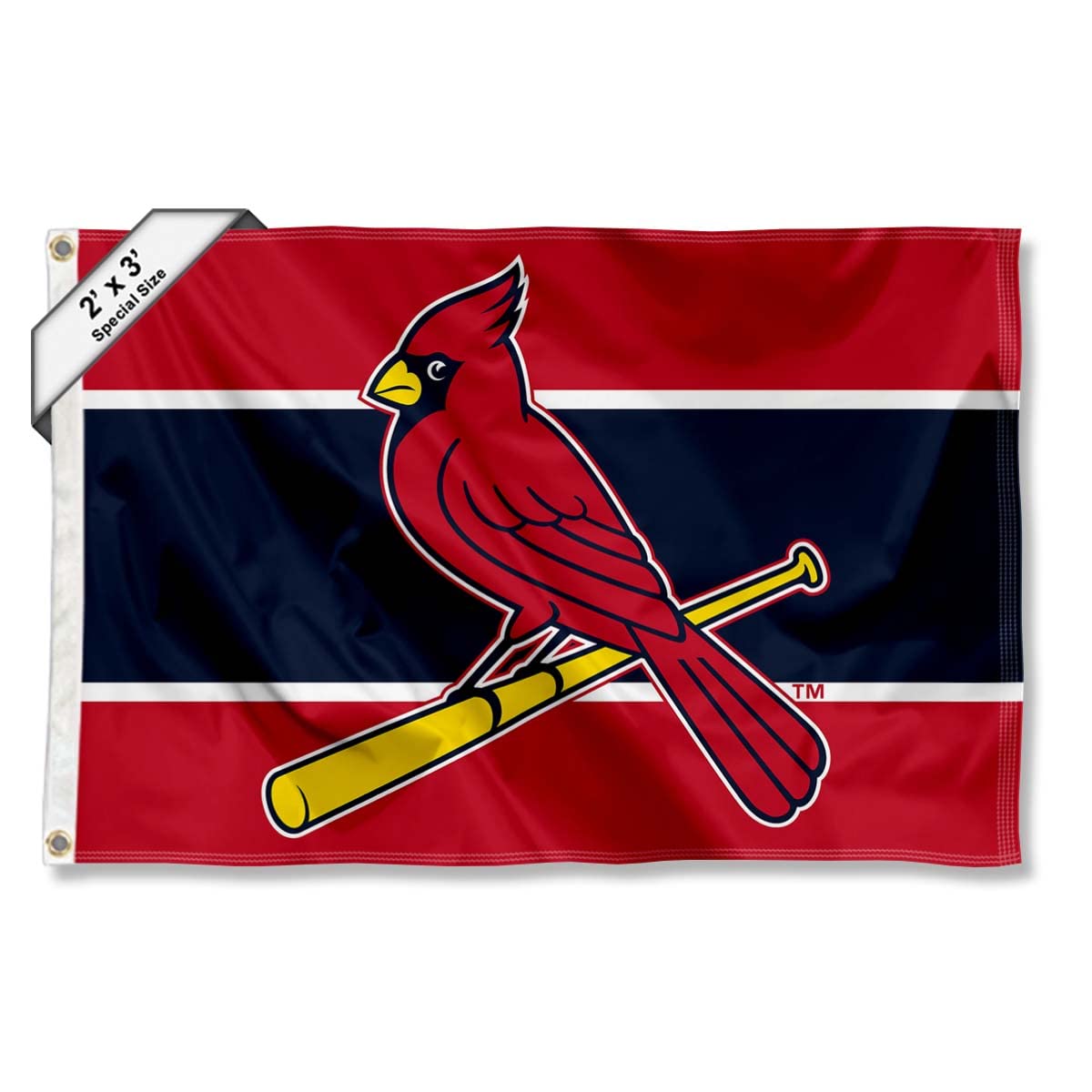 WinCraft St. Louis Cardinals 2x3 Foot Small Flag - Sports Collectibles, Sports Memorabilia, Sports Fan Shop, Sports Gifts