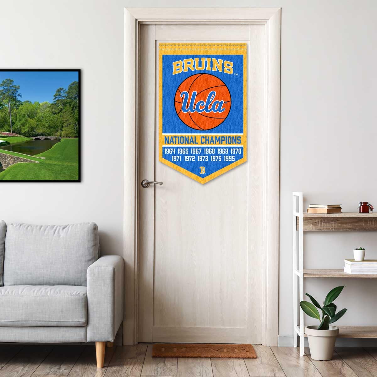 Bruins Basketball Championship Banner - Sports Collectibles, Sports Memorabilia, Sports Fan Shop, Sports Gifts