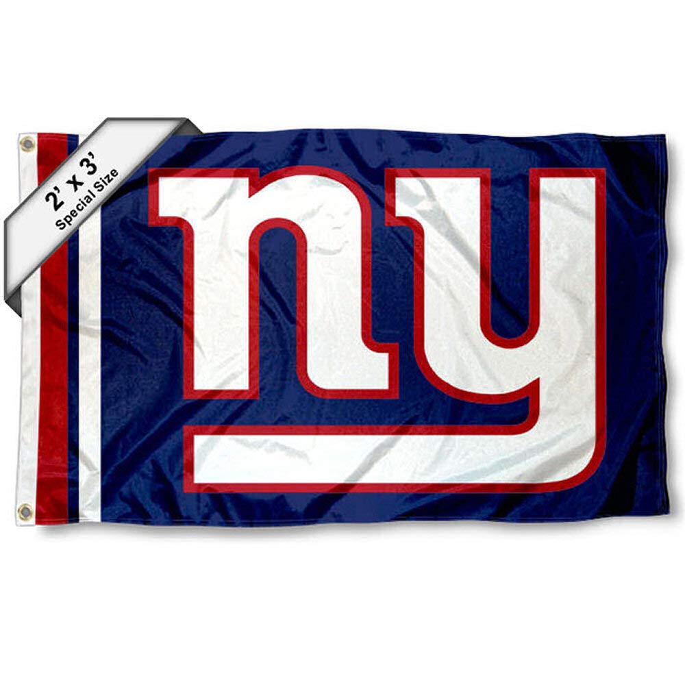 WinCraft NY Giants 2x3 Feet Flag - Sports Collectibles, Sports Memorabilia, Sports Fan Shop, Sports Gifts