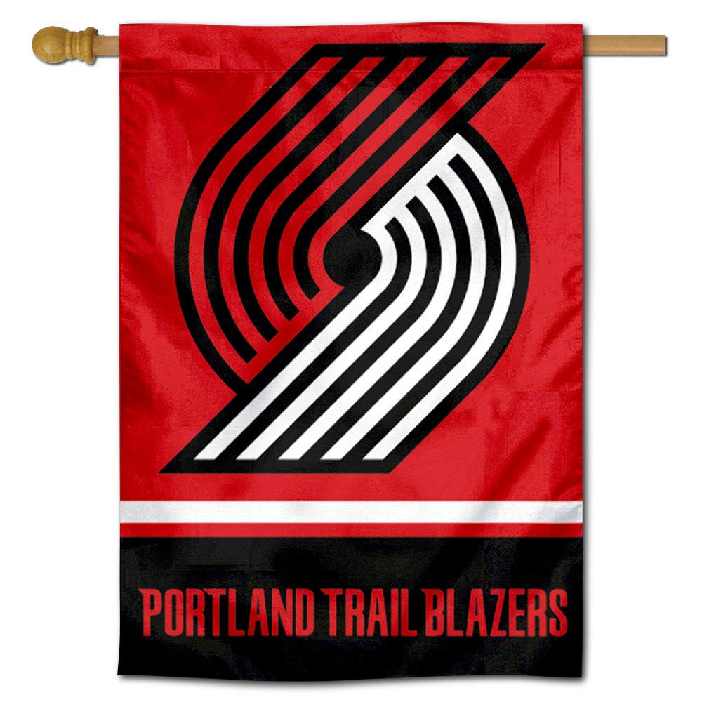 WinCraft Portland Trailbazers Double Sided House Banner Flag - Sports Collectibles, Sports Memorabilia, Sports Fan Shop, Sports Gifts