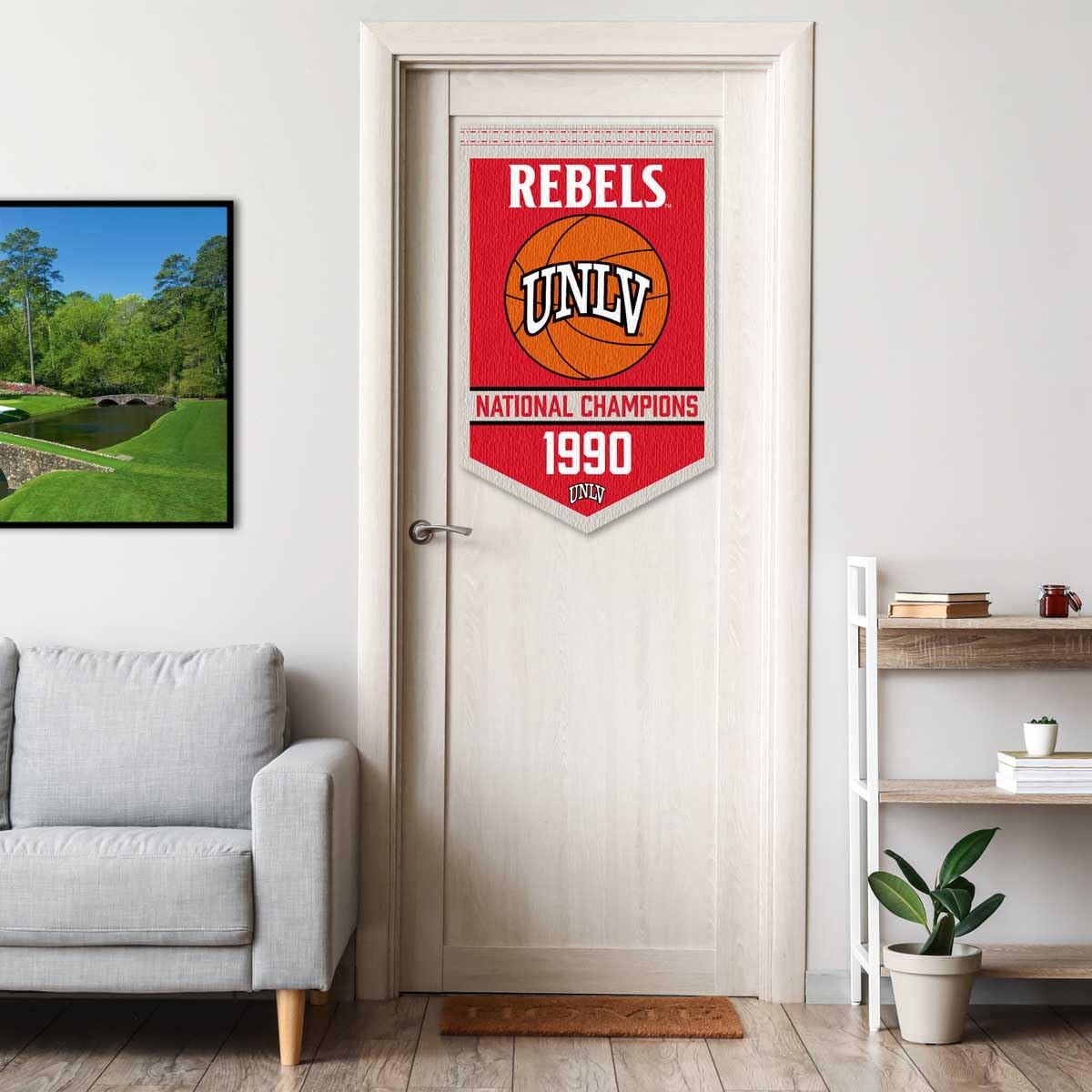 UNLV Basketball National Champions Banner - Sports Collectibles, Sports Memorabilia, Sports Fan Shop, Sports Gifts