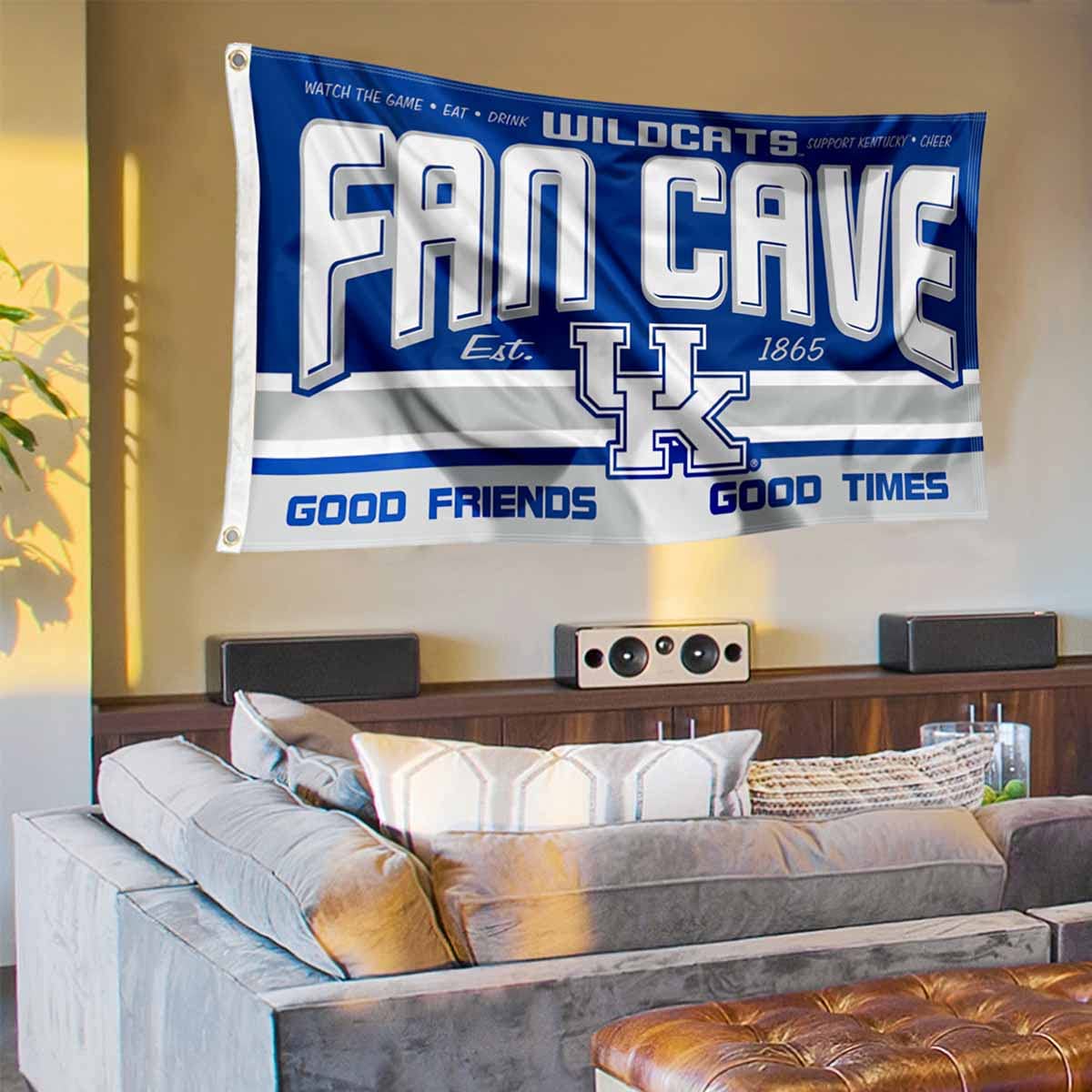 Kentucky Wildcats Fan Man Cave Banner Flag - Sports Collectibles, Sports Memorabilia, Sports Fan Shop, Sports Gifts