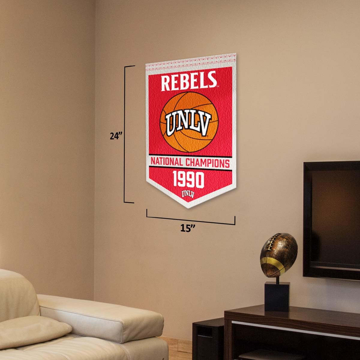 UNLV Basketball National Champions Banner - Sports Collectibles, Sports Memorabilia, Sports Fan Shop, Sports Gifts