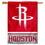 WinCraft Houston Rockets Two Ply and Double Sided House Flag - Sports Collectibles, Sports Memorabilia, Sports Fan Shop, Sports Gifts