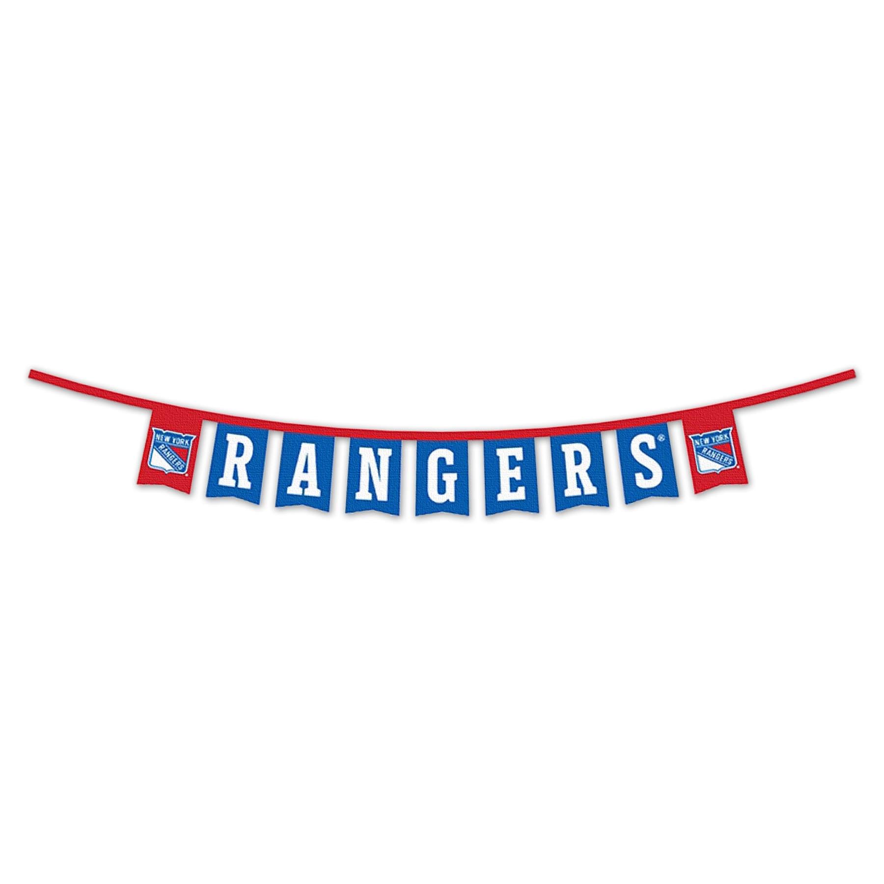 WinCraft New York Rangers Banner String Pennant Flags - Sports Collectibles, Sports Memorabilia, Sports Fan Shop, Sports Gifts