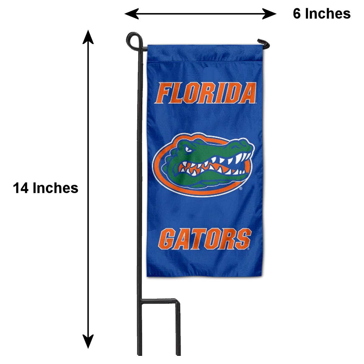 College Flags & Banners Co. Florida Gators Mini Garden and Flower Pot Flag Topper - Sports Gifts, Sports Memorabilia, Sports Collectibles, Fan Shop