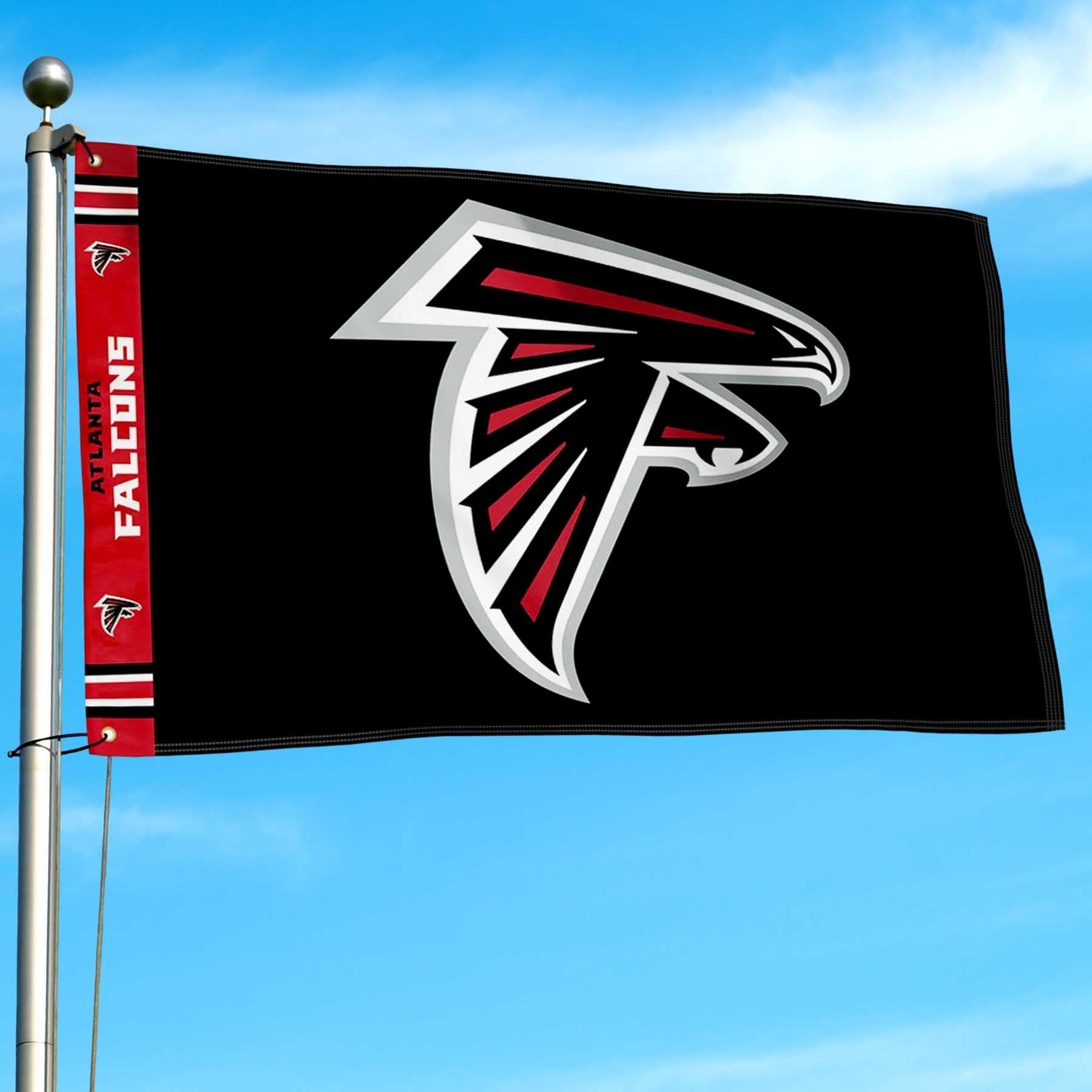 WinCraft Atlanta Falcons Printed Header 3x5 Foot Banner Flag - Sports Collectibles, Sports Memorabilia, Sports Fan Shop, Sports Gifts