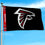 WinCraft Atlanta Falcons Printed Header 3x5 Foot Banner Flag - Sports Collectibles, Sports Memorabilia, Sports Fan Shop, Sports Gifts