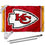 WinCraft Kansas City Chiefs Flag Pole and Bracket Kit - Sports Collectibles, Sports Memorabilia, Sports Fan Shop, Sports Gifts