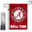 Alabama Crimson Tide Circle Logo Garden Banner Flag with Stand Pole Holder - Sports Collectibles, Sports Memorabilia, Sports Fan Shop, Sports Gifts