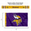 WinCraft Minnesota Vikings Printed Header 3x5 Foot Banner Flag - Sports Collectibles, Sports Memorabilia, Sports Fan Shop, Sports Gifts