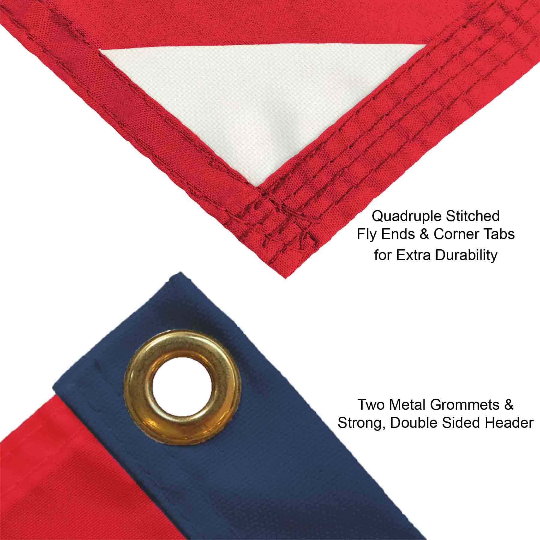 College Flags & Banners Co. Ole Miss Printed Header 3x5 Foot Banner Flag - Sports Collectibles, Sports Memorabilia, Sports Fan Shop, Sports Gifts