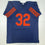 Autographed/Signed David Montgomery Chicago Retro Blue Football Jersey JSA COA