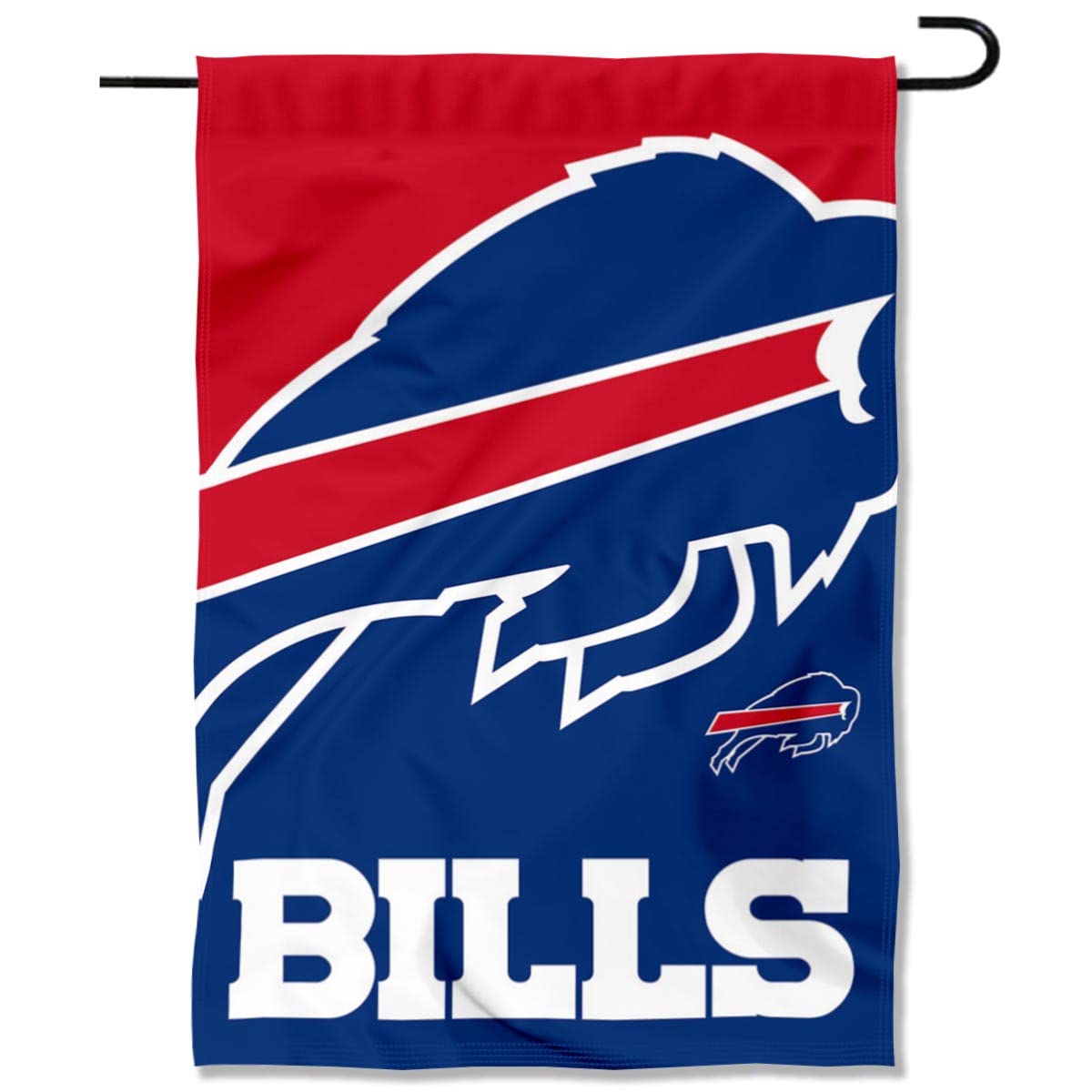 WinCraft Buffalo Bills Large Logo Double Sided Garden Banner Flag - Sports Collectibles, Sports Memorabilia, Sports Fan Shop, Sports Gifts