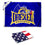 Drexel Dragons Small 2'x3' Flag and USA 3x5 Flag Set - Sports Collectibles, Sports Memorabilia, Sports Fan Shop, Sports Gifts