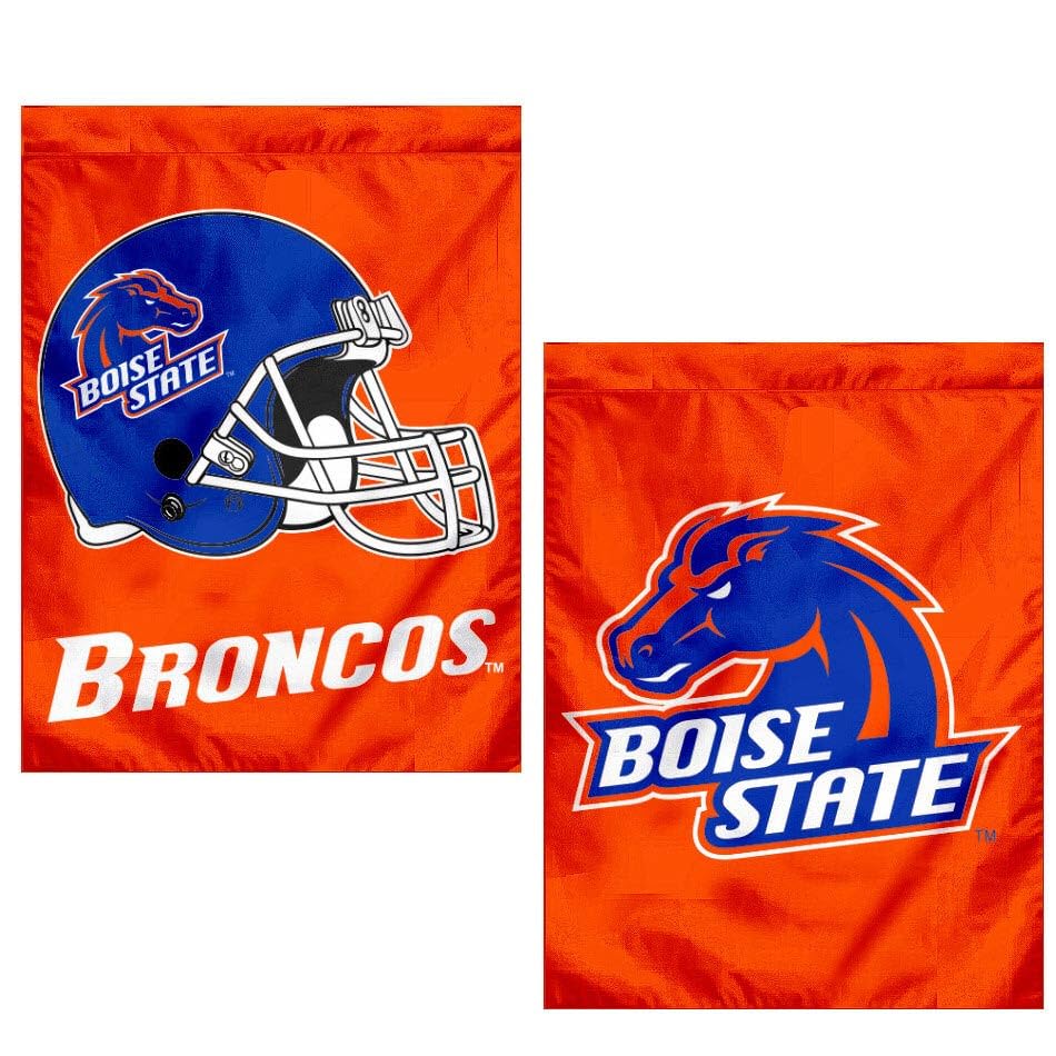 College Flags & Banners Co. Boise State Broncos Double Sided House Flag - Sports Collectibles, Sports Memorabilia, Sports Fan Shop, Sports Gifts