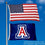 Arizona Wildcats Small 2'x3' Flag and USA 3x5 Flag Set - Sports Collectibles, Sports Memorabilia, Sports Fan Shop, Sports Gifts