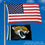 WinCraft Jacksonville Jaguars 2x3 Feet Flag - Sports Collectibles, Sports Memorabilia, Sports Fan Shop, Sports Gifts