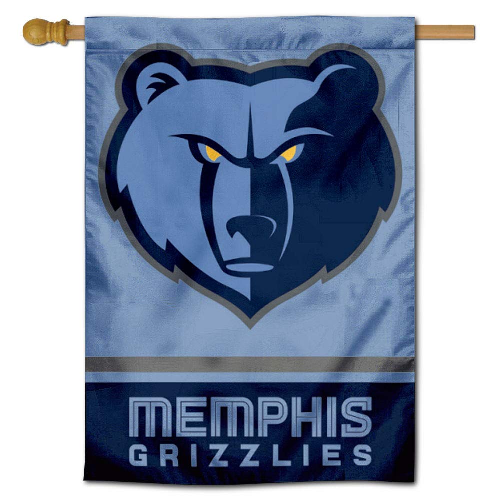 WinCraft Memphis Grizzlies Double Sided House Banner Flag - Sports Collectibles, Sports Memorabilia, Sports Fan Shop, Sports Gifts