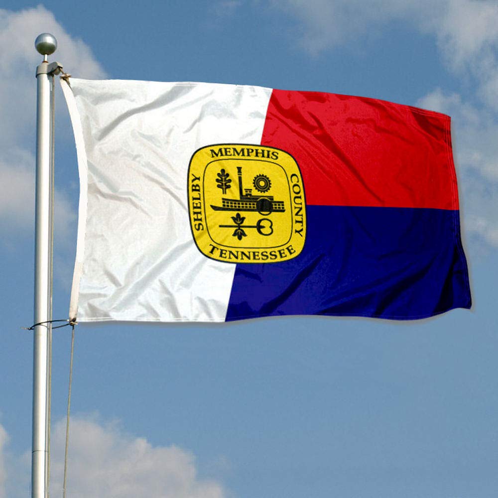 Sports Flags Pennants Company City of Memphis Flag 3x5 Foot Banner - Sports Collectibles, Sports Memorabilia, Sports Fan Shop, Sports Gifts