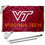 College Flags & Banners Co. Virginia Tech Hokies New Logo Flag and Pole Bracket Mount Bundle - Sports Collectibles, Sports Memorabilia, Sports Fan Shop, Sports Gifts