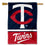 WinCraft Minnesota Twins Double Sided House Banner Flag - Sports Collectibles, Sports Memorabilia, Sports Fan Shop, Sports Gifts