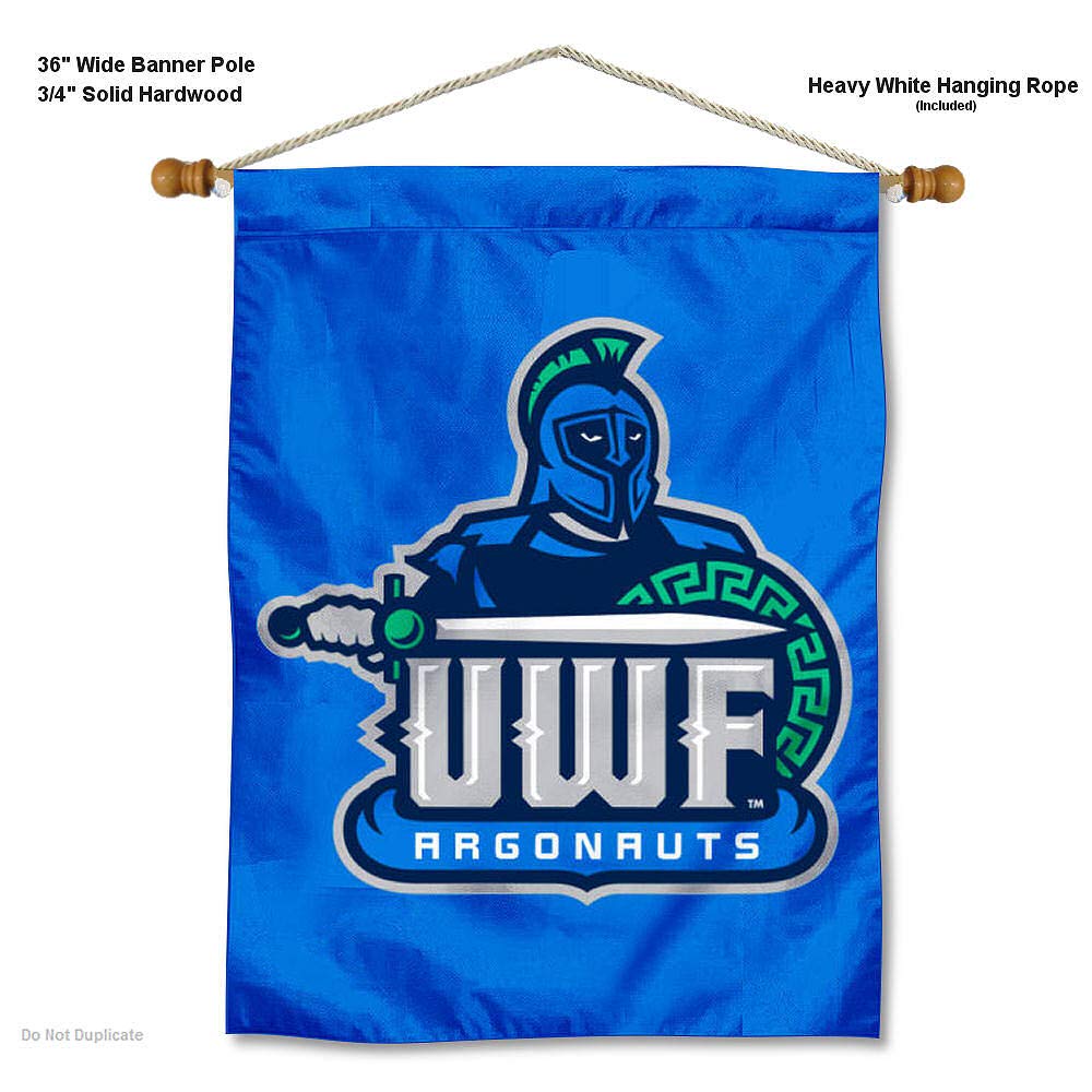 West Florida Argos House Flag and Wood Banner Pole Set - Sports Collectibles, Sports Memorabilia, Sports Fan Shop, Sports Gifts