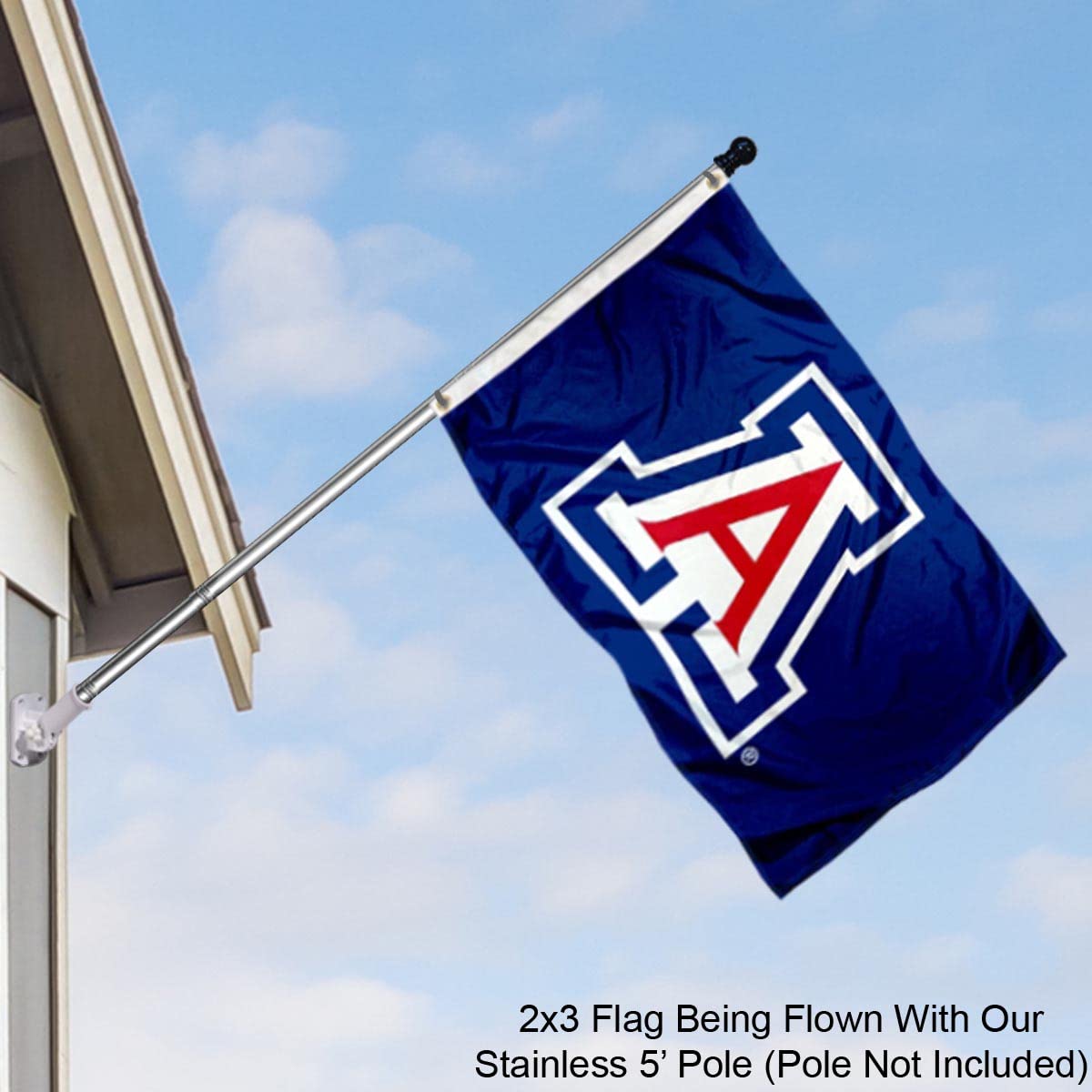 Arizona Wildcats Small 2'x3' Flag and USA 3x5 Flag Set - Sports Collectibles, Sports Memorabilia, Sports Fan Shop, Sports Gifts
