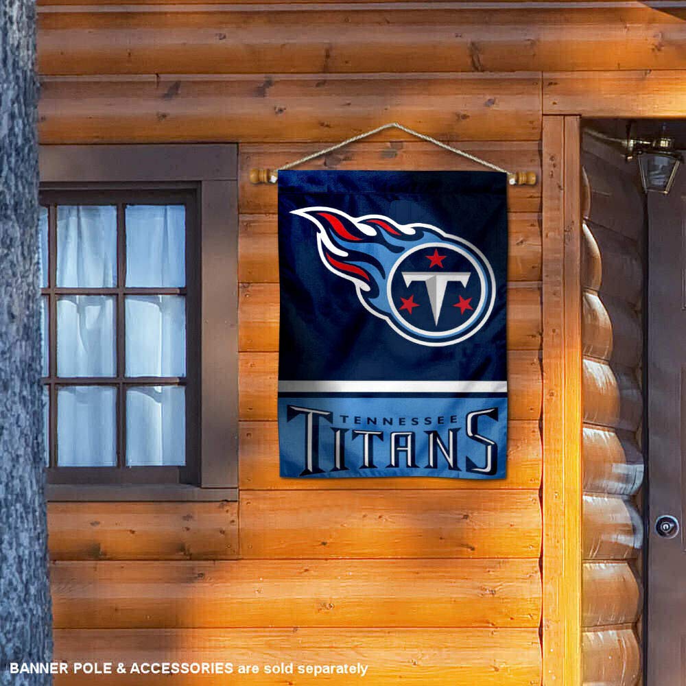 WinCraft Tennessee Titans Two Sided House Flag - Sports Collectibles, Sports Memorabilia, Sports Fan Shop, Sports Gifts