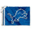 Detroit Lions Wordmark 2x3 Foot Small Flag - Sports Collectibles, Sports Memorabilia, Sports Fan Shop, Sports Gifts