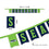 WinCraft Seattle Seahawks Banner String Pennant Flags - Sports Collectibles, Sports Memorabilia, Sports Fan Shop, Sports Gifts
