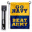 College Flags & Banners Co. US Navy Midshipmen Beat Army Garden Flag with Stand Holder - Sports Collectibles, Sports Memorabilia, Sports Fan Shop, Sports Gifts