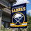 WinCraft Buffalo Sabres Double Sided Banner House Flag - Sports Collectibles, Sports Memorabilia, Sports Fan Shop, Sports Gifts