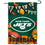 WinCraft New York Jets Fall Leaves Decorative Football Garden Flag Double Sided Banner - Sports Collectibles, Sports Memorabilia, Sports Fan Shop, Sports Gifts