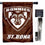 St. Bonaventure Bonnies Double Sided House Flag with Flag Pole Set - Sports Collectibles, Sports Memorabilia, Sports Fan Shop, Sports Gifts