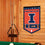 College Flags & Banners Co. Illinois Fighting Illini Heritage History Banner Pennant - Sports Collectibles, Sports Memorabilia, Sports Fan Shop, Sports Gifts