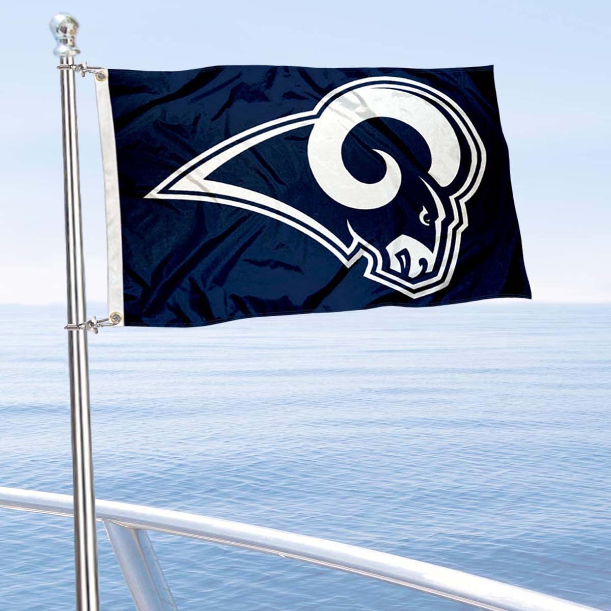 WinCraft Los Angeles Rams Boat and Golf Cart Pennant Flag - Sports Collectibles, Sports Memorabilia, Sports Fan Shop, Sports Gifts