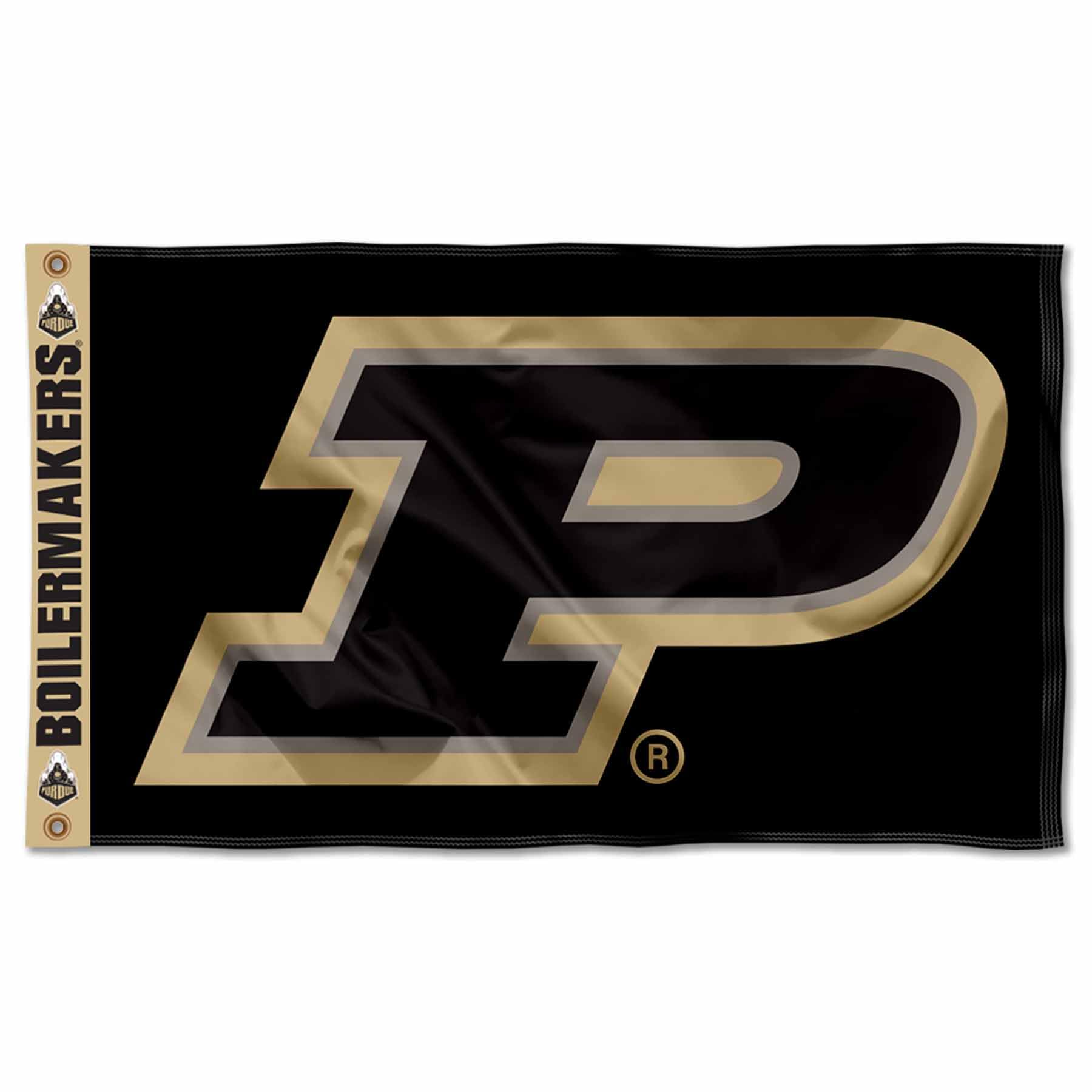 College Flags & Banners Co. Purdue Boilermakers Printed Header 3x5 Foot Banner Flag - Sports Collectibles, Sports Memorabilia, Sports Fan Shop, Sports Gifts