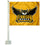 College Flags & Banners Co. Kennesaw State Owls Car Flag - Sports Collectibles, Sports Memorabilia, Sports Fan Shop, Sports Gifts
