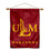 Louisiana Monroe Warhawks Double Sided House Flag and Wood Banner Pole Set - Sports Collectibles, Sports Memorabilia, Sports Fan Shop, Sports Gifts