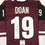Autographed/Signed Shane Doan Arizona Maroon Hockey Jersey Beckett BAS COA