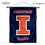 College Flags & Banners Co. University of Illinois Banner Flag and Wood Banner Pole Set - Sports Collectibles, Sports Memorabilia, Sports Fan Shop, Sports Gifts