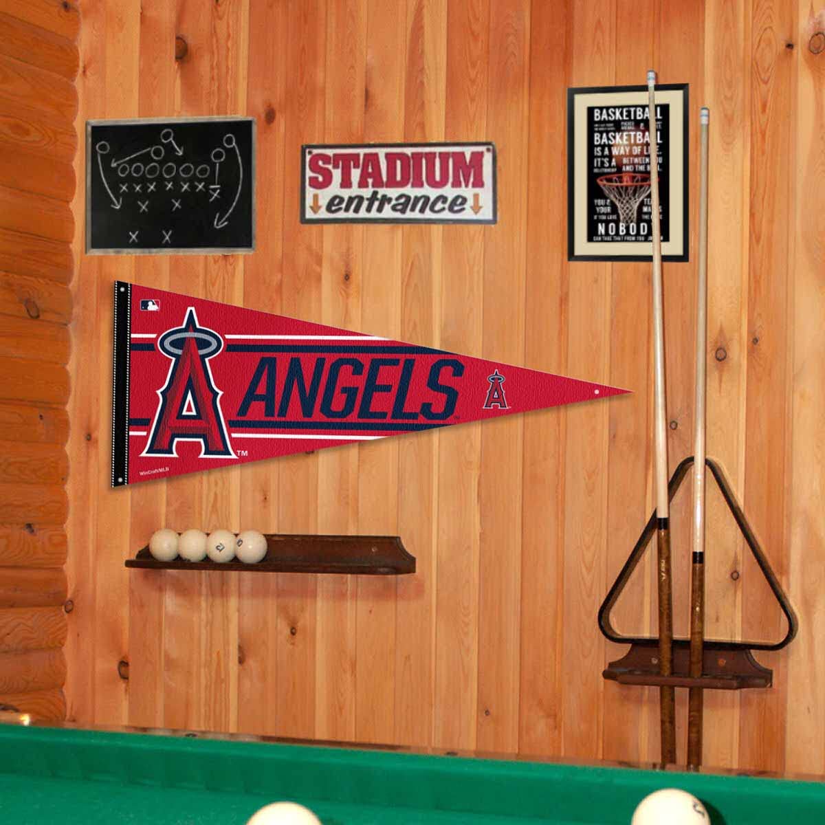Los Angeles Angels Pennant Banner and Wall Tack Pads - Sports Collectibles, Sports Memorabilia, Sports Fan Shop, Sports Gifts