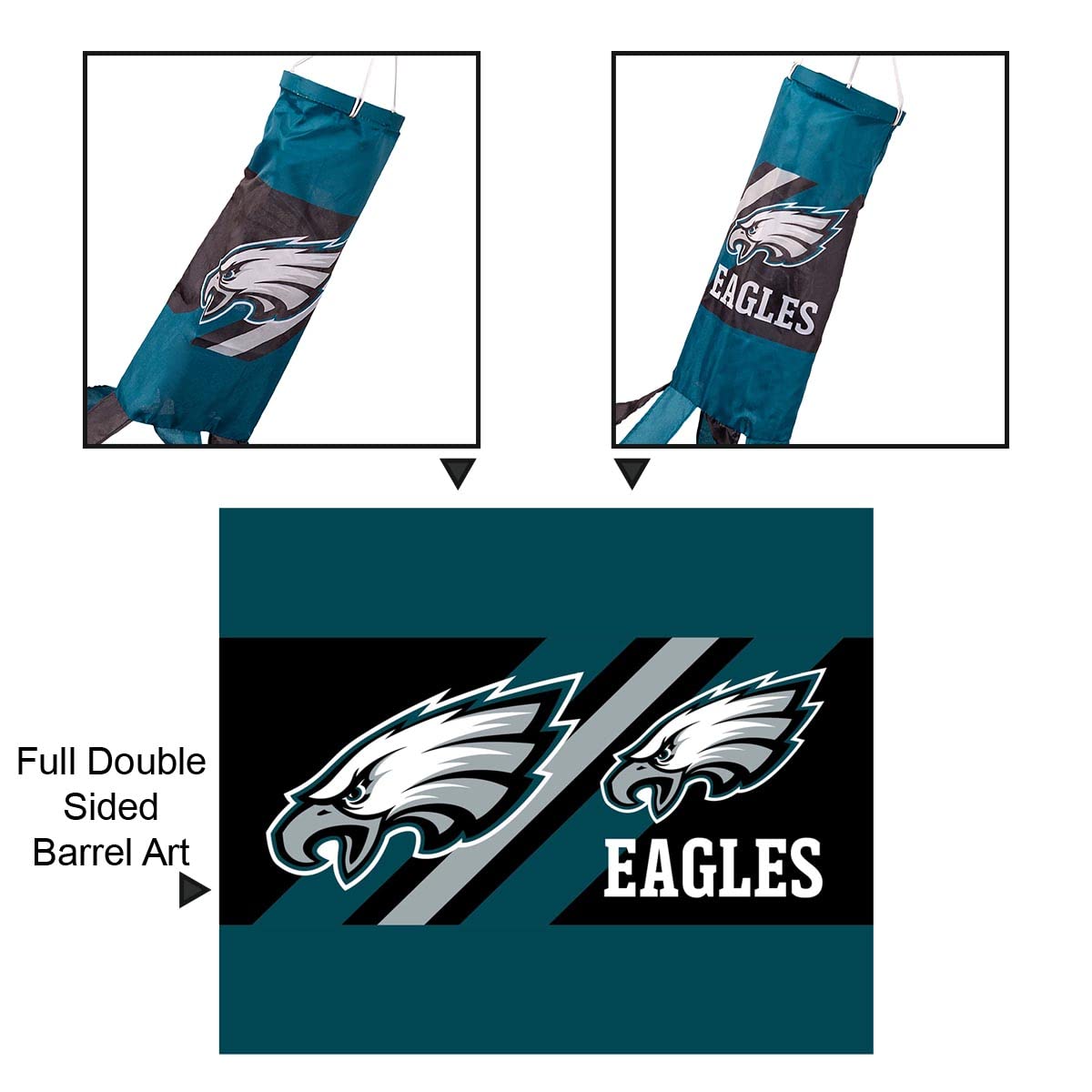 Philadelphia Eagles Team Windsock - Sports Collectibles, Sports Memorabilia, Sports Fan Shop, Sports Gifts