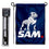 College Flags & Banners Co. Samford New Logo SAM Garden Flag and Flag Stand Pole Holder Set - Sports Collectibles, Sports Memorabilia, Sports Fan Shop, Sports Gifts